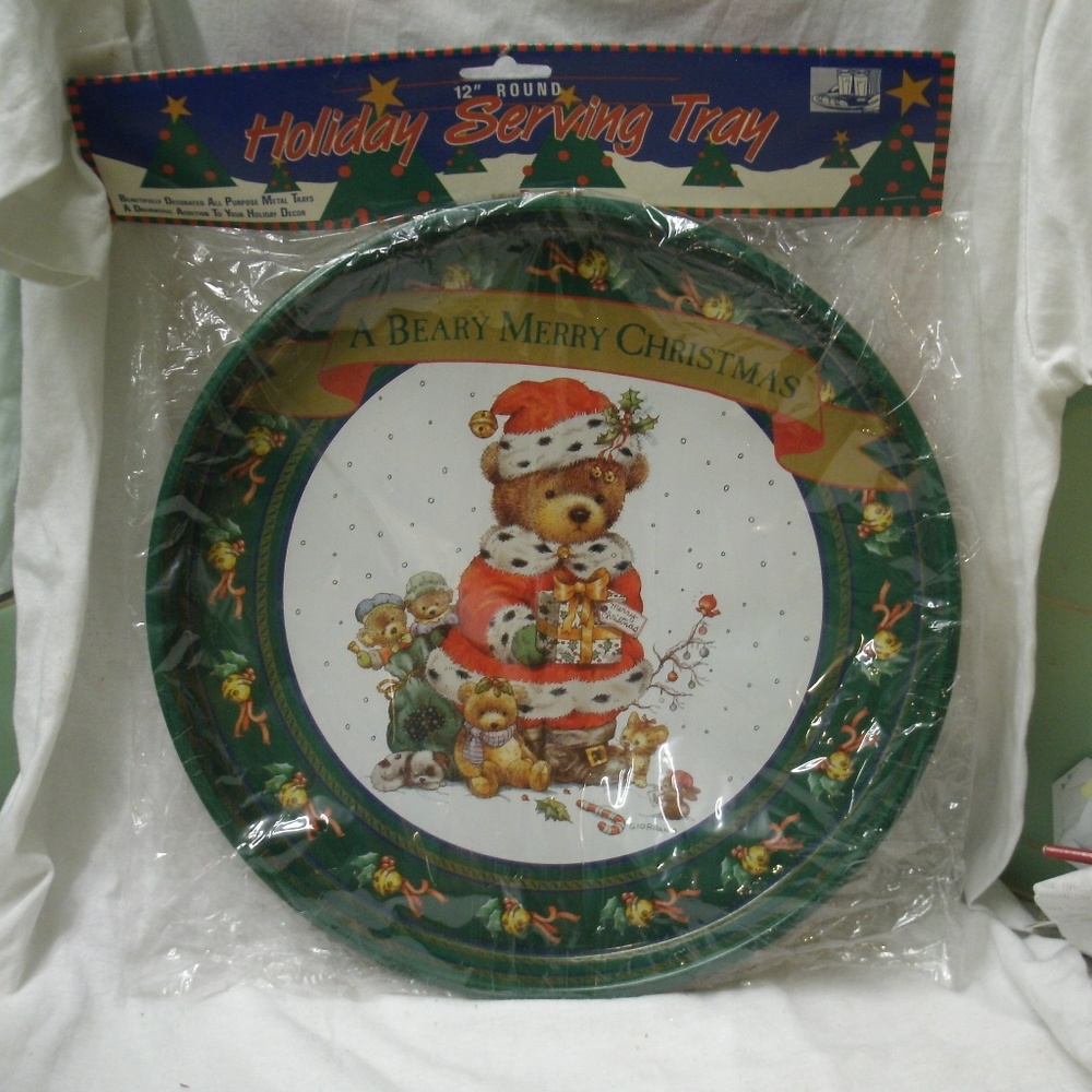 Beary Merry Christmas Serving Tray